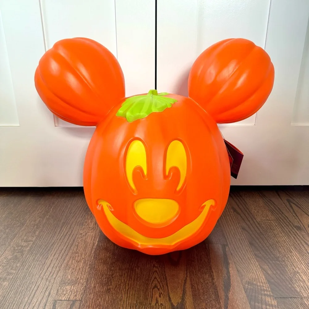 Disney Mickey Mouse Light-Up Jack-o'-Lantern Jumbo (20”) 2024 | NWT